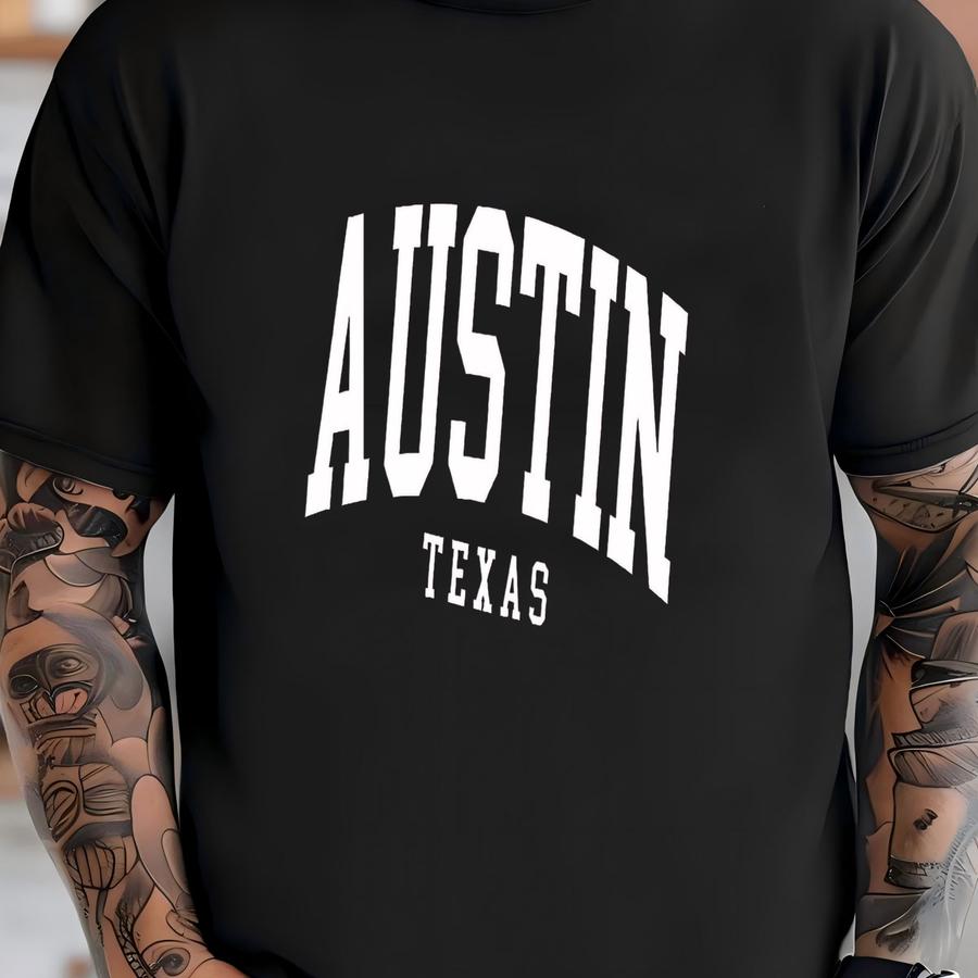 Austin Sweatshirt, Austin Texas, Austin Gift, Travel Sweatshirt, Crewneck Sweatshirt, Gift For Her T-shirt
