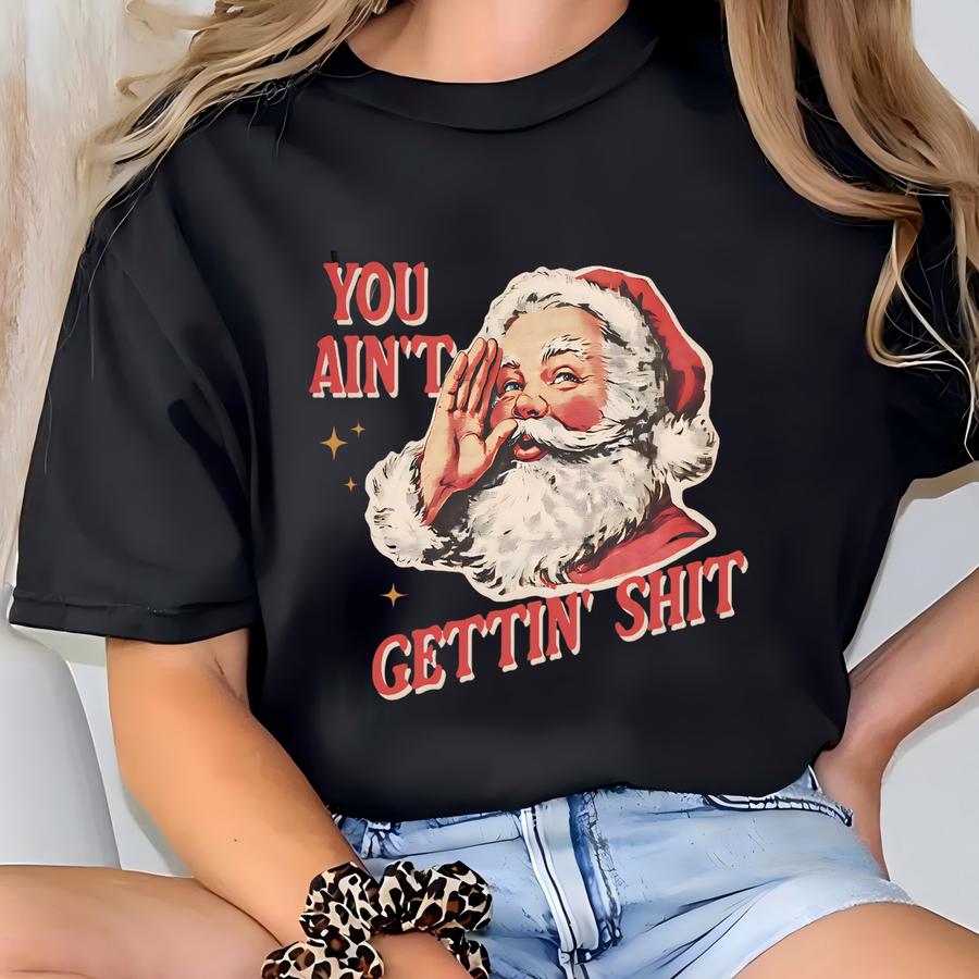 Funny Santa Christmas Unisex Hoodie T-shirt