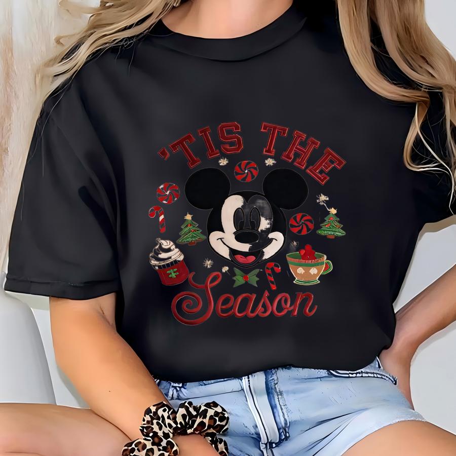 Christmas Sweatshirt, Tis The Season Sweater, Holiday Crewneck, Xmas Shirt, Merry Xmas Shirt T-shirt
