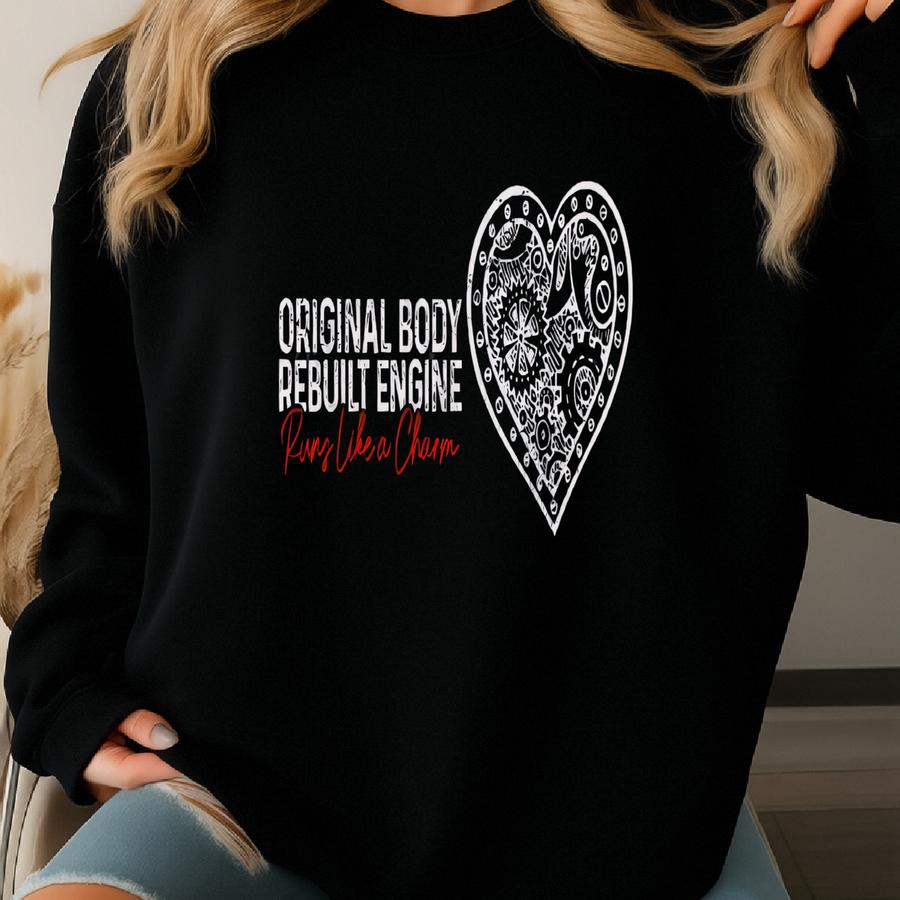 Open Heart Surgery Shirt Heart Disease Awareness Month Tshirt Funny Recovery Gift For Women Men 100 % Cotton T-shirt Sweatshirt