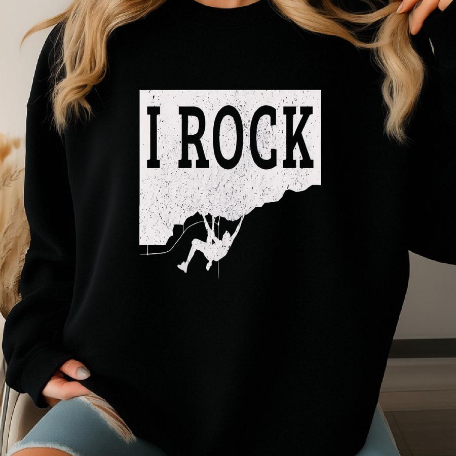 Climbing Shirt Rock Climber Tshirt Funny Bouldering Gift For Women Men 100 % Cotton T-shirt Sweatshirt