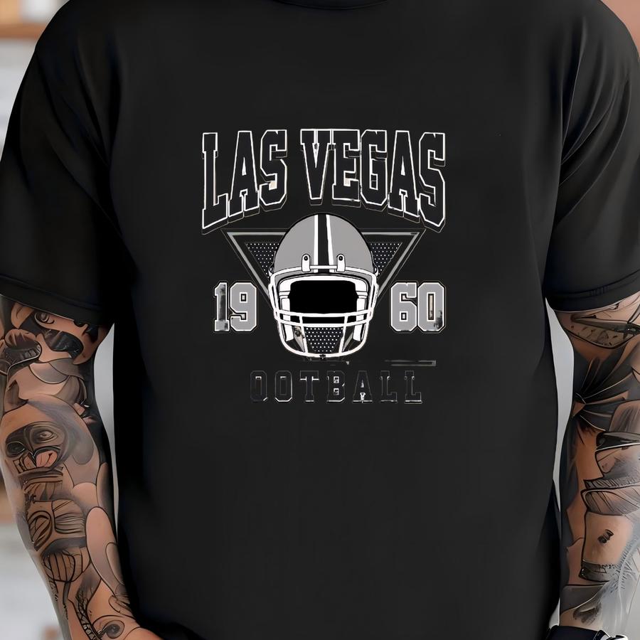 Vintage Las Vegas Football Sweatshirt, Las Vegas Football Fan Tee, Las Vegas Hoodie, Sunday Football Gift, Mascot Game Day Tee T-shirt