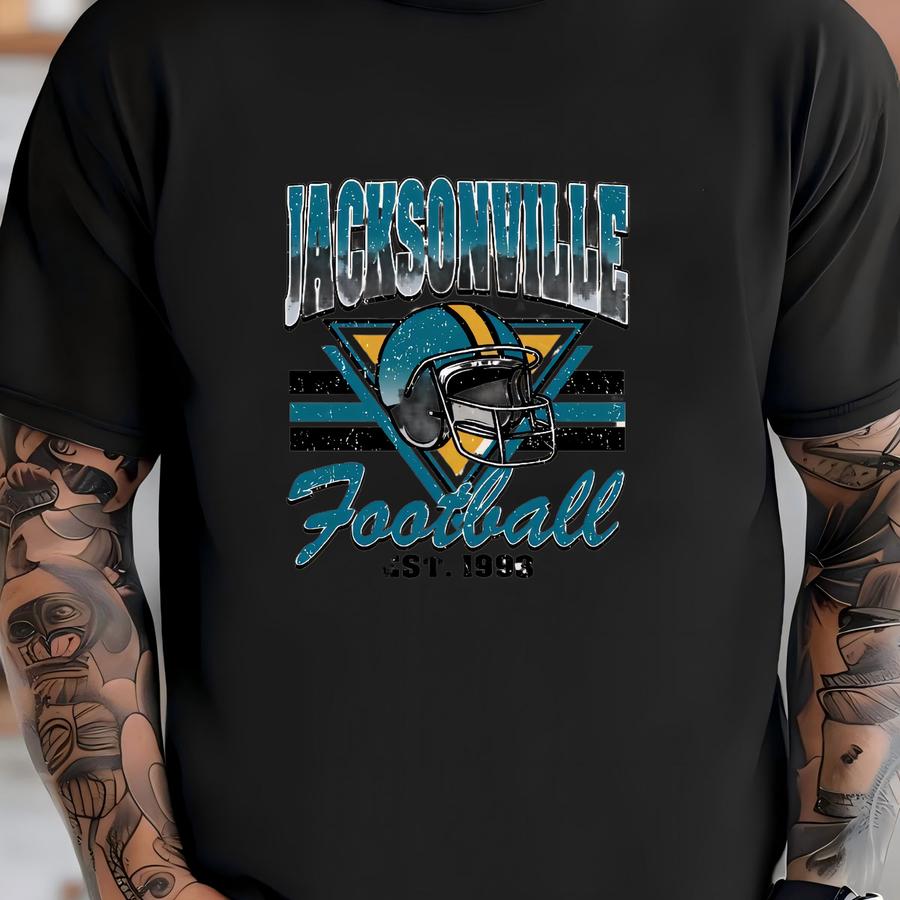 Vintage Jacksonville Football Sweatshirt,jacksonville Football Tshirt, Game Day Football, American Football, Mascot Game Day Tee T-shirt