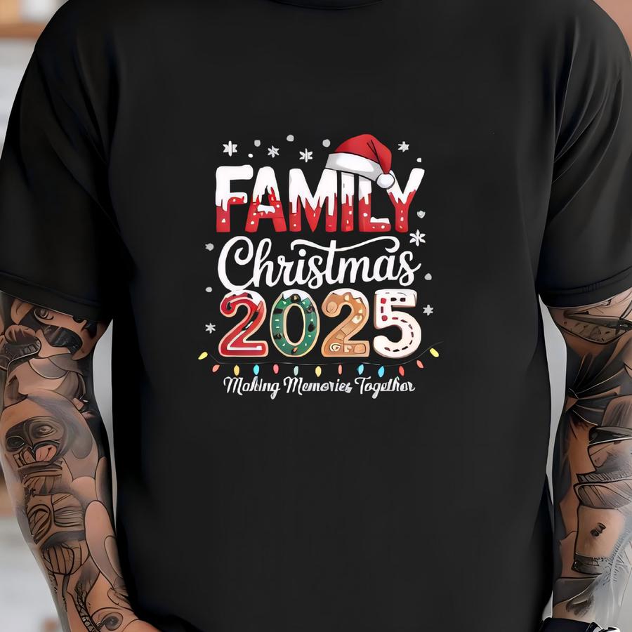 Family Christmas 2025 Making Memories Together Shirts, Christmas Family Shirt, Christmas Group Shirt, Christmas Pajamas, Christmas Gifts T-shirt