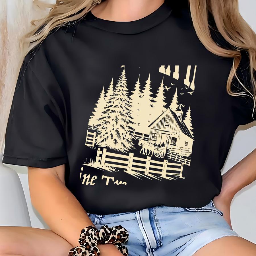 Inn Pine Tree Vermont Christmas Sweatshirt, Christmas Movie Sweatshirt, A White Christmas Sweatshirt, Winter Crewneck Sweatshirt T-shirt