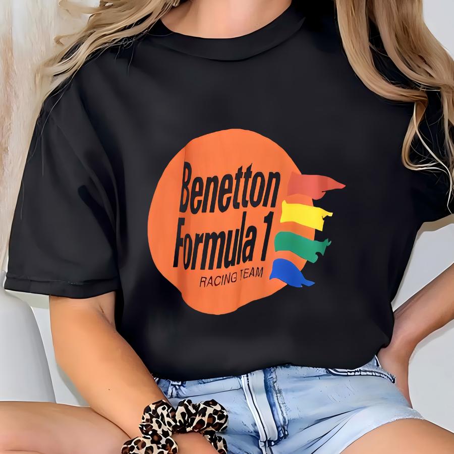 Vintage Benetton Formula 1 Multicolor Sweatshirt Medium 90s Benetton F1 World Championship Jumper Ucb United Colors Of Benetton Sweater M T-shirt