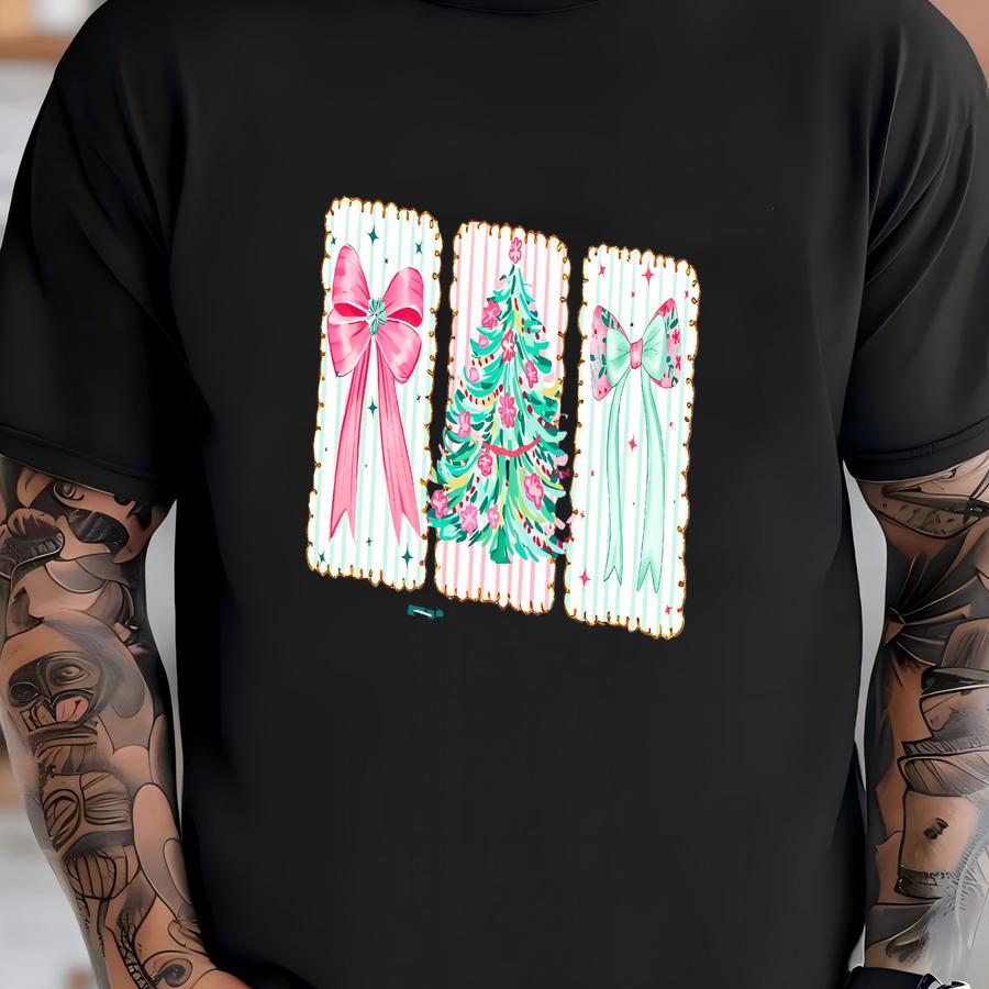 ® Christmas Tis The Season Shirt, Christmas Trees Shirt, Womens Holiday Tees, Christmas Santa Tees, Christmas Gift Shirt T-shirt