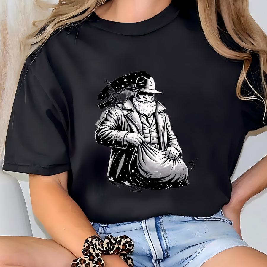 Silent Streets Deadly Nights Sweatshirt, Noir Gangster Hoodie, Vintage Crime Scene Sweater, Retro Mafia Gift T-shirt