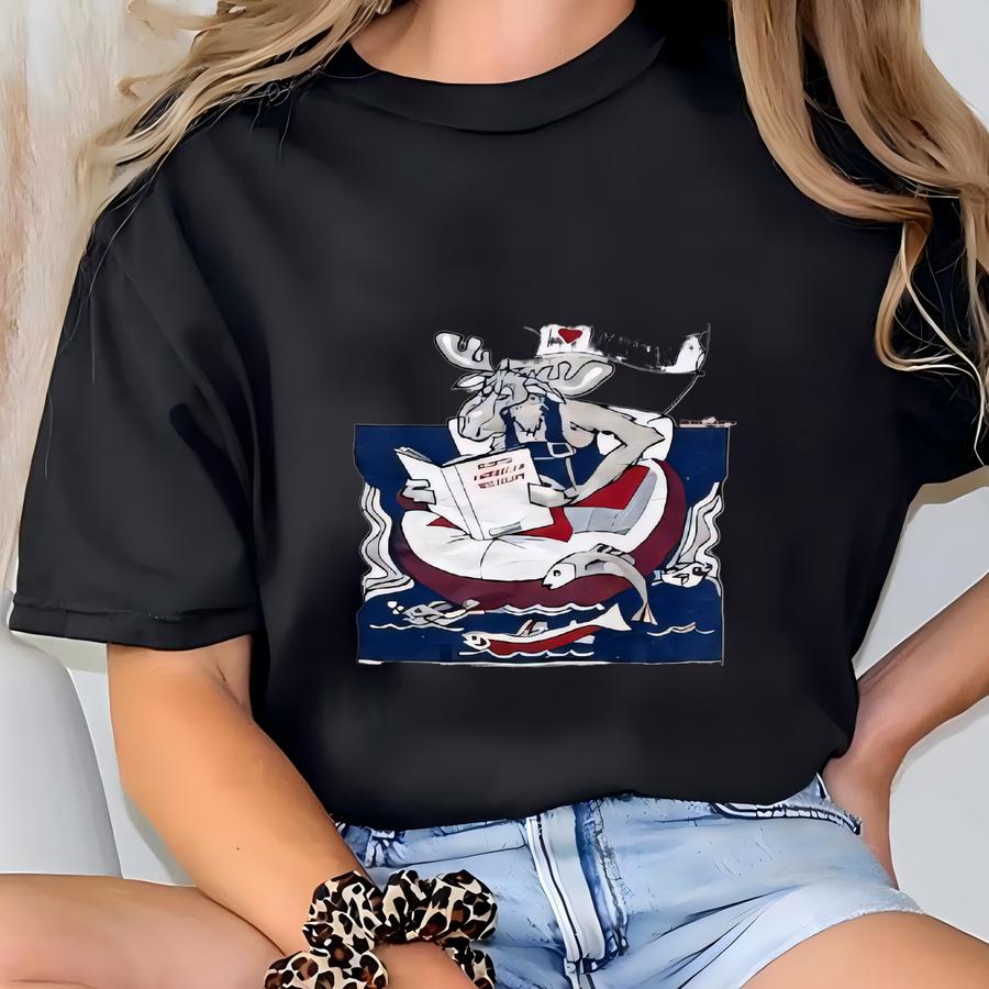 Vintage 2000s Red Feather Lakes Colorado Community Library Brown Tee Shirt Sz Xl T-shirt