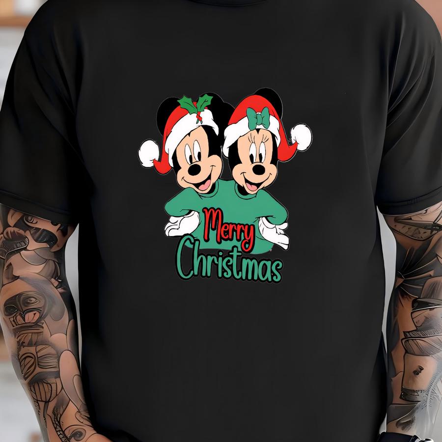 And Christmas Sweatshirt, Cozy Hoodie With Merry Christmas Print T-shirt