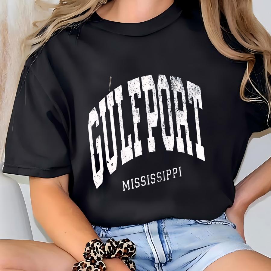 Gulfport Mississippi Hoodie: Retro State Pride Sweatshirt T-shirt