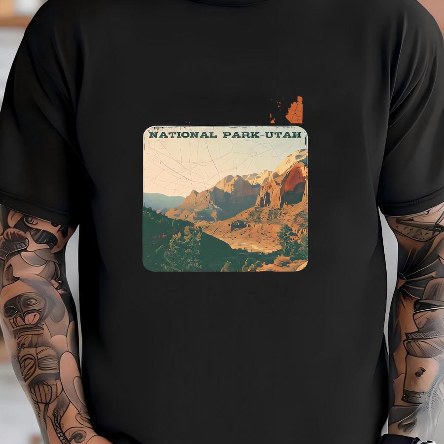 Zion National Park Hoodie, Zion Graphic Hoodie, National Park Trip Sweatshirt, Nature Lover Gift, Vintage, United State Crewneck T-shirt