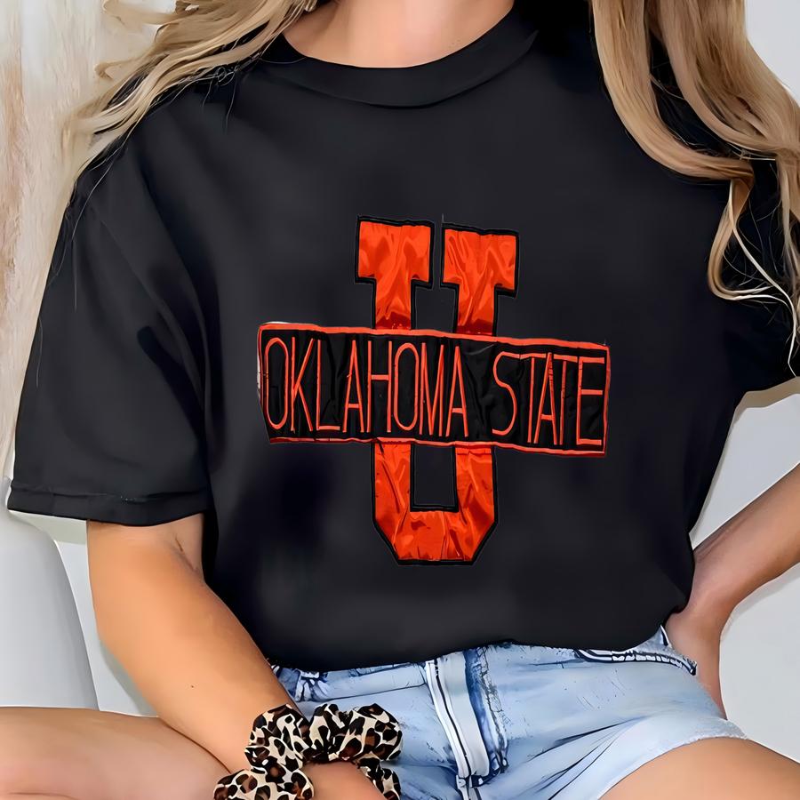 Vintage 80s 90s Oklahoma State University Crewneck Sweatshirt College Gray Osu T-shirt