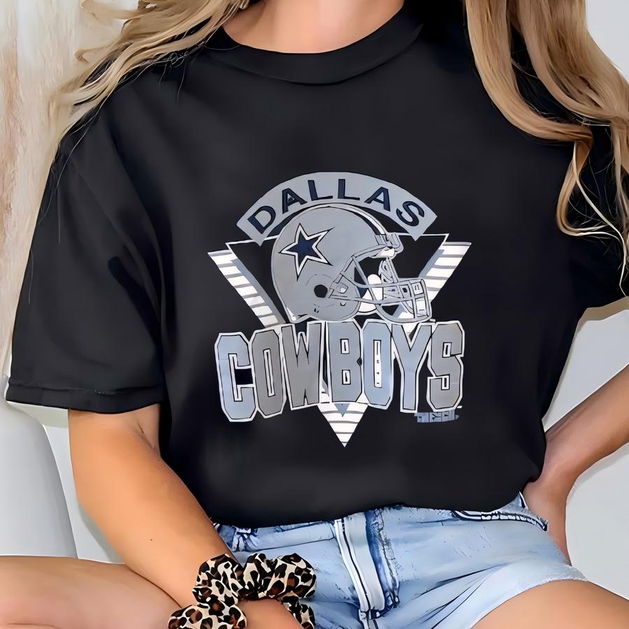 Vintage 1990s Cowboys Sweatshirt - - Trench Usa/ Size M T-shirt