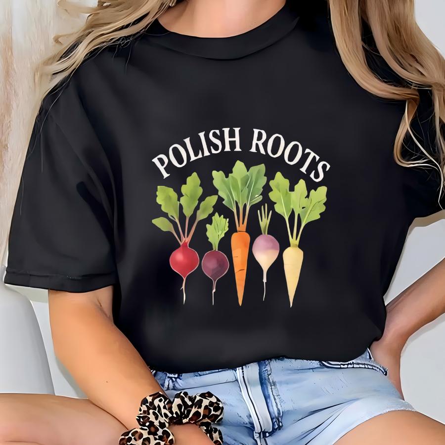 Polish Roots Shirt, Funny Polish Family Christmas Gifts, Poland Polish Pun T Shirt, Cute Polish Heritage Sweatshirt, Retro Polish Pride Gift T-shirt