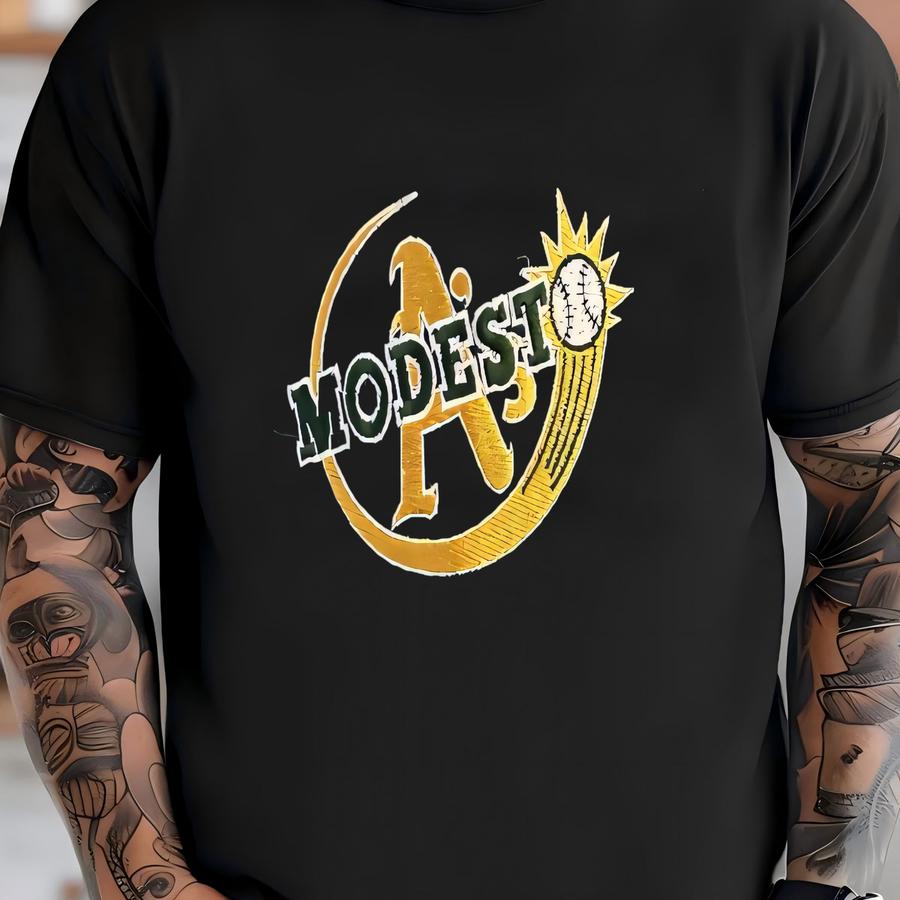 Men's Vintage 90's New Era Pro Model Modesto A's Green 50/50 Wool Hat T-shirt