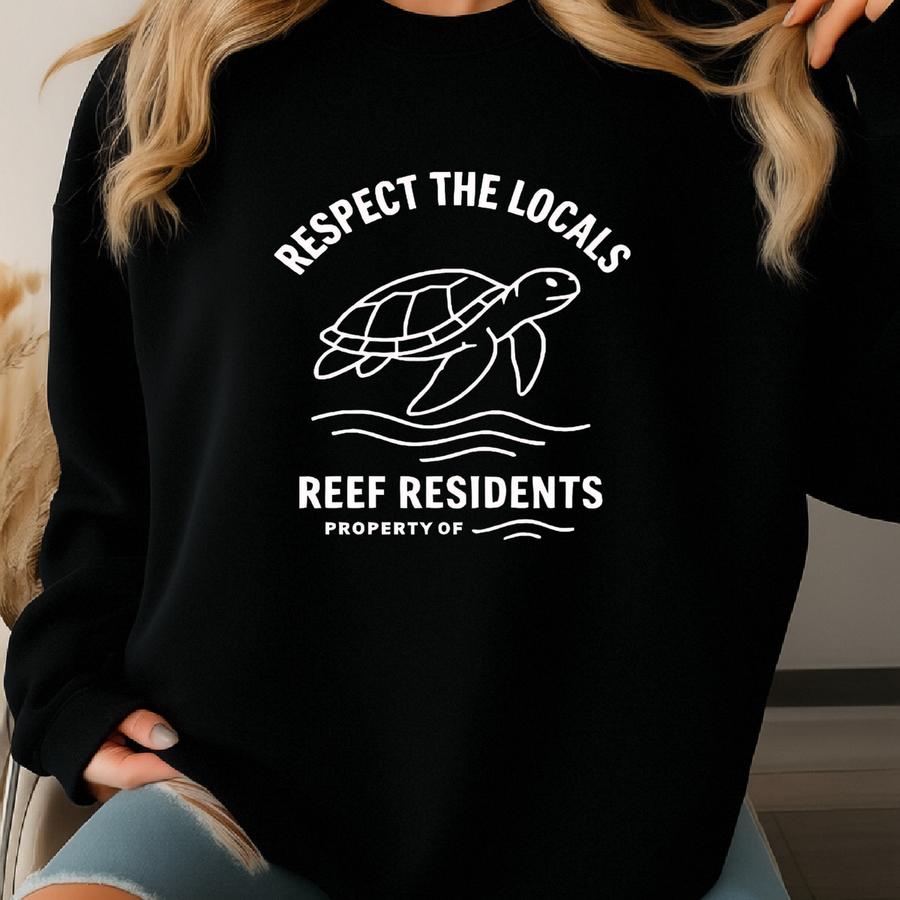 Respect The Locals Sea Turtle Sweatshirt Hoodie Shirt, Ocean Lover Design, Beach Vibes Tee, Minimalist Black On White, Gift Sweatshirt Respect The Locals Sea Turtle Sweatshirt Hoodie Shirt, Ocean Lover Design, Beach Vibes Tee, Minimalist Black On White, Gift Sweatshirt