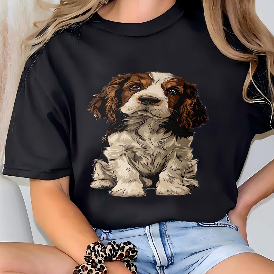 Cocker Spaniel Coffee Mug - Brown And White Cocker Spaniel Dog Mug - Cocker Spaniel Gift - Cocker Spaniel Cup T-shirt