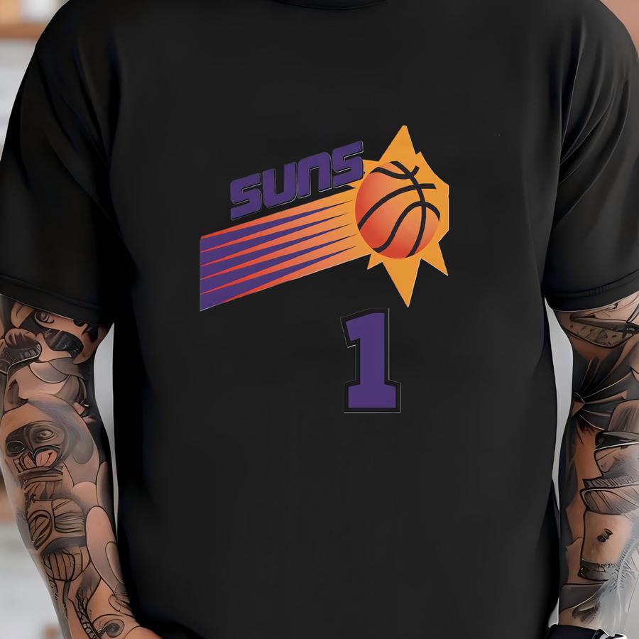 Devin Booker Vintage 1992 Pnix Basketball Jersey - Retro Sports Shirt, Throwback Basketball, Athletic Apparel T-shirt