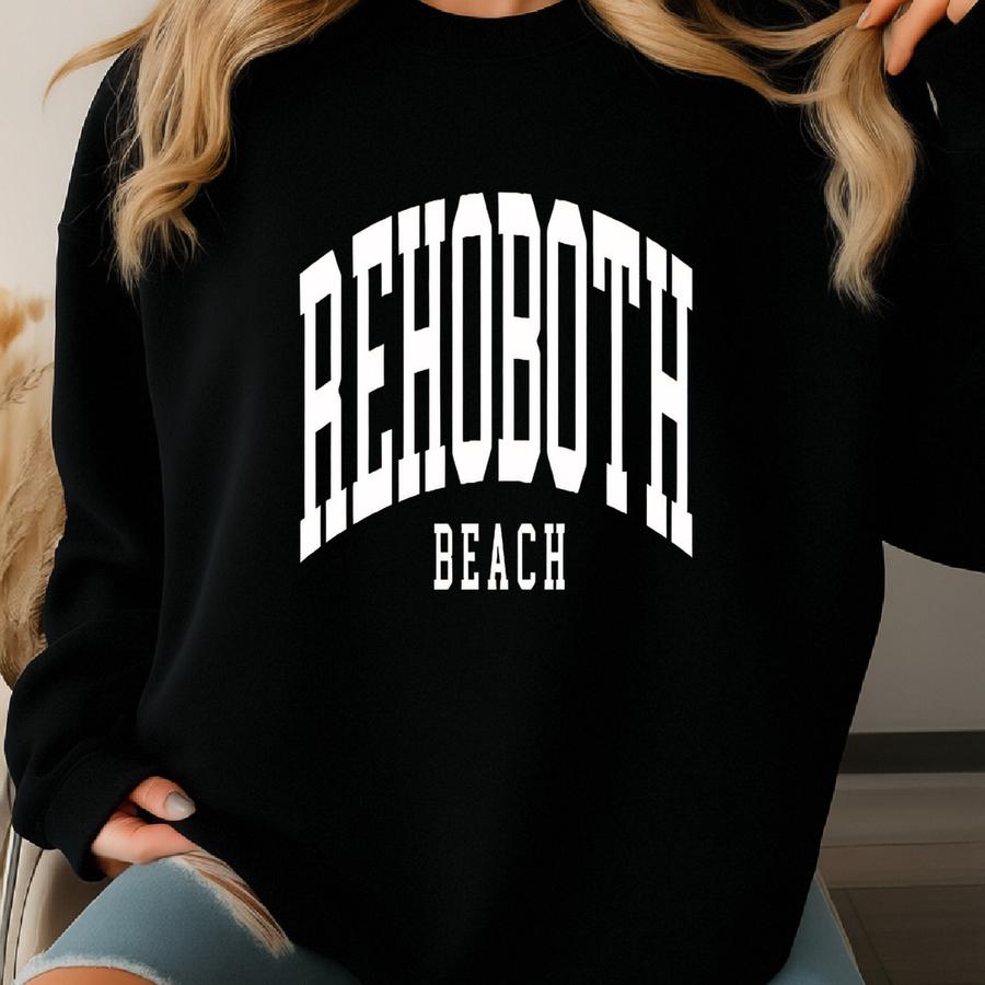 Rehoboth Beach Sweatshirt, Rehoboth Beach Delaware, Travel Sweatshirt, Crewneck Sweatshirt, Gift For Her Sweatshirt