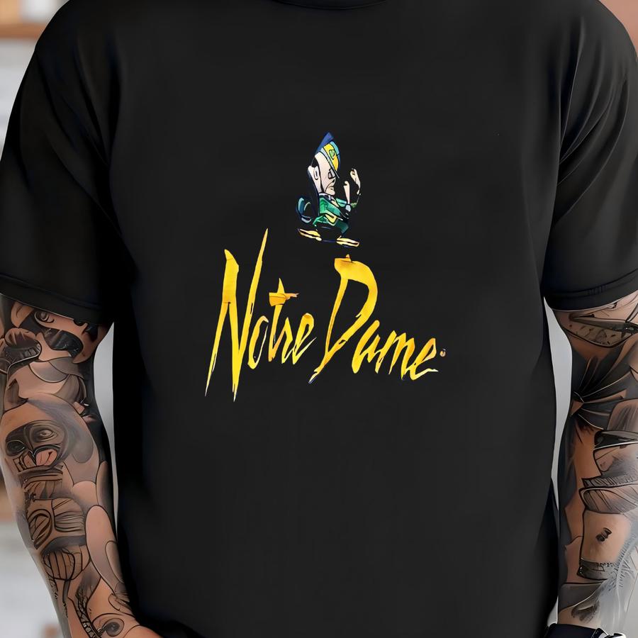 Vintage 90’s Fighting Irish Crop Top Tee T Shirt Large T-shirt