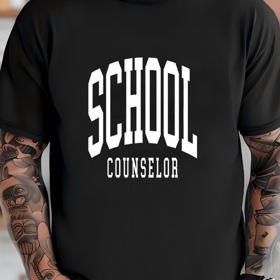 School Counselor Sweatshirt, School Counselor Gift, Crewneck Sweatshirt, Graduation Gift T-shirt