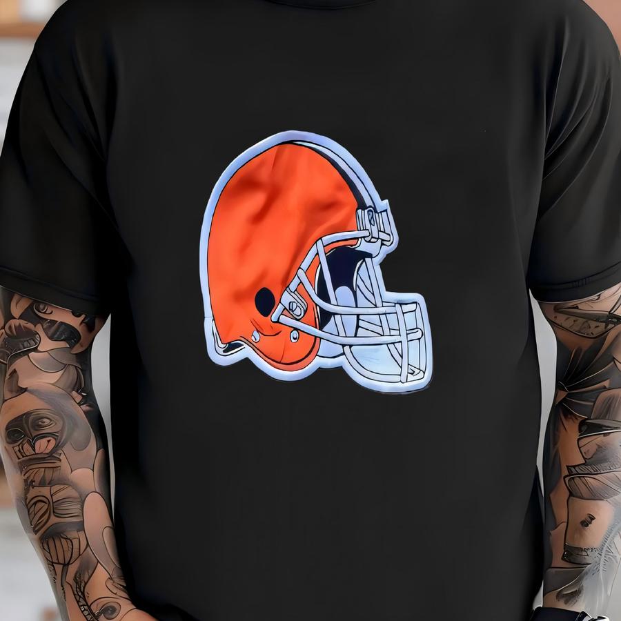 Vintage 00’s Cleveland Browns Football Crop Style Jersey Crewneck Large T-shirt