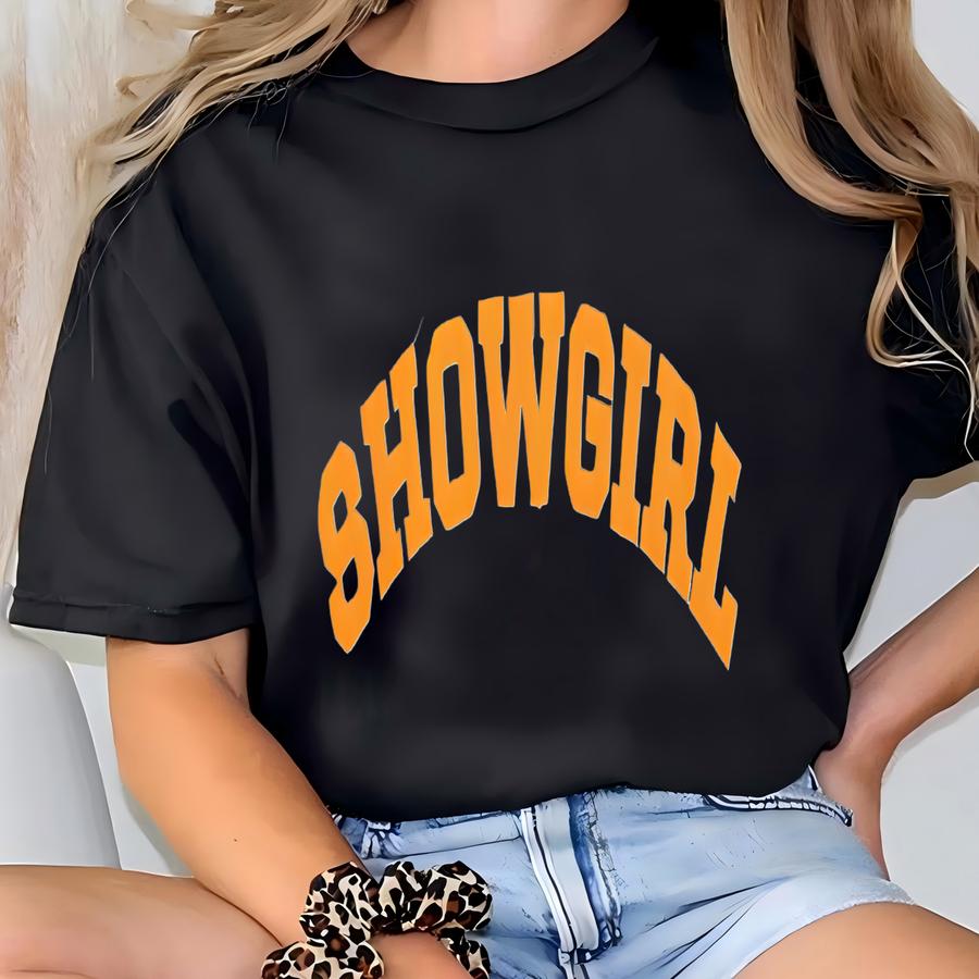 Showgirl Short Sve Tee, Stylish Casual Shirt For Your Favorite Era,gift For Theater And Music Lovers, Fun Crew Tee, Festival Outfit T-shirt