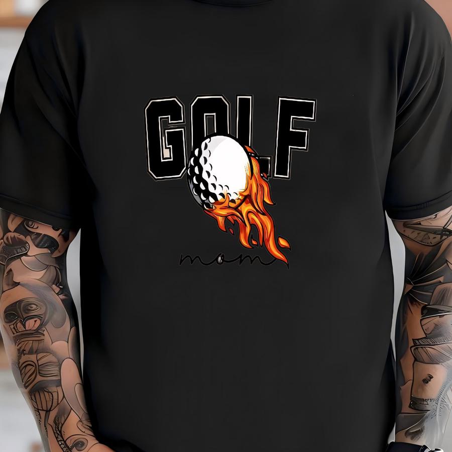 Golf Player Sweatshirt, Funny Golfer Gift Sweatshirt, Fireball Golf Shirt, Golf Lover Hoodie, Golf Tournament Sweatshirt, Sporty Apparel T-shirt