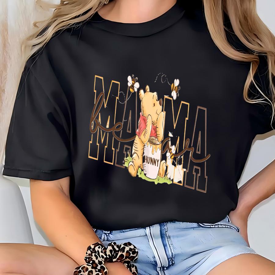 Custom Mama Bear Sweatshirt, Mama Hoodie, Personalized Mom Sweatshirt, Custom Mama Christmas Gift T-shirt
