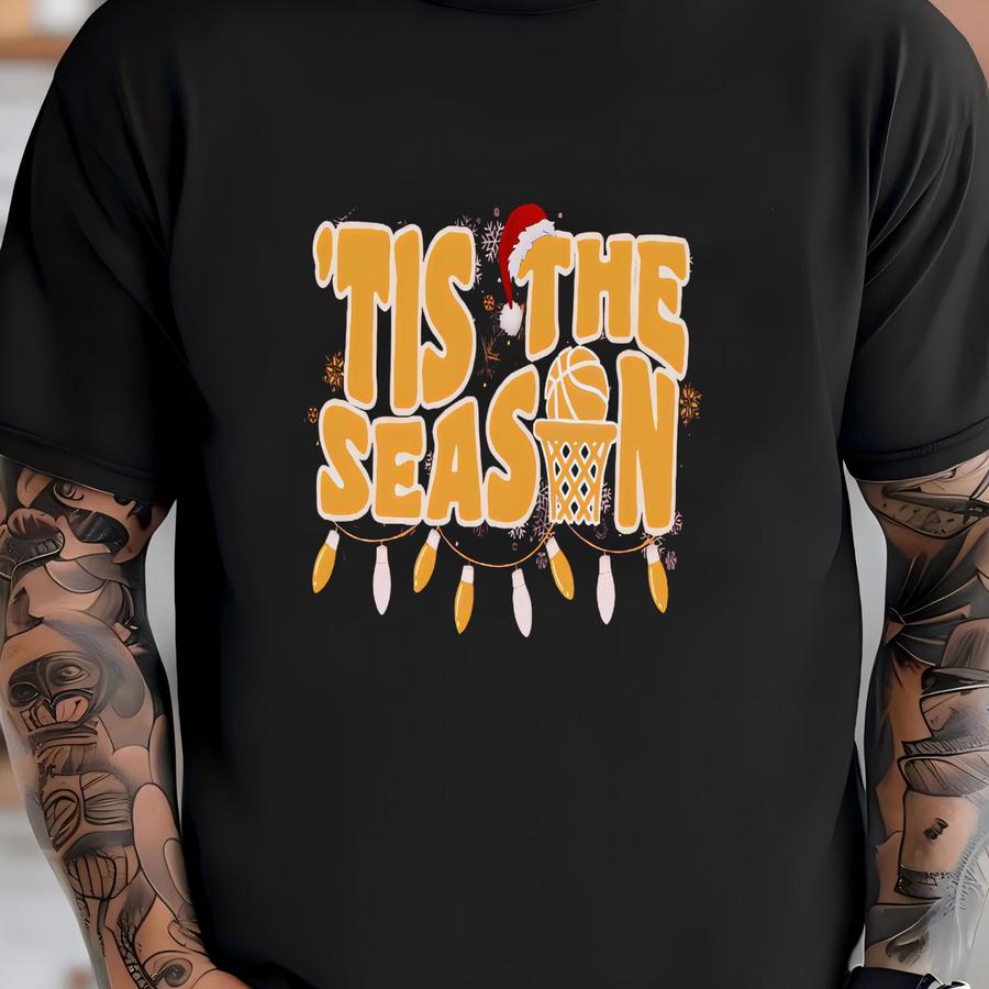 Christmas Cleveland Basketball Unisex Apparel, Mens Womens Hoodies/sweatshirts/hoodies, Gift Sports Fan, Game Day Outfit, Tis The Season T-shirt