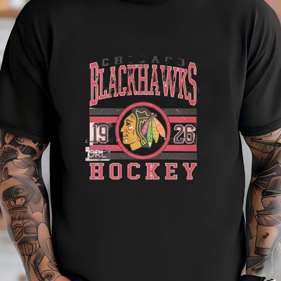 Vintage Chicago Blackhawks Sweatshirt, Retro Chicago Shirt, Blackhawks Hockey Fan Shirt, Chicago Sweatshirt, Blackhawks Hockey Youth Tee T-shirt