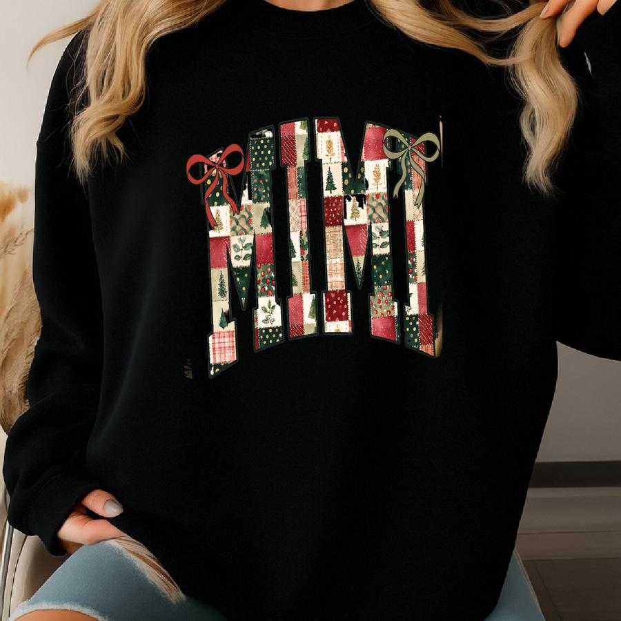 Mimi Sweatshirt, Christmas Grandma Shirt, New Grandma Crewneck, Santa Crew Neck, Xmas Gifts Sweatshirt