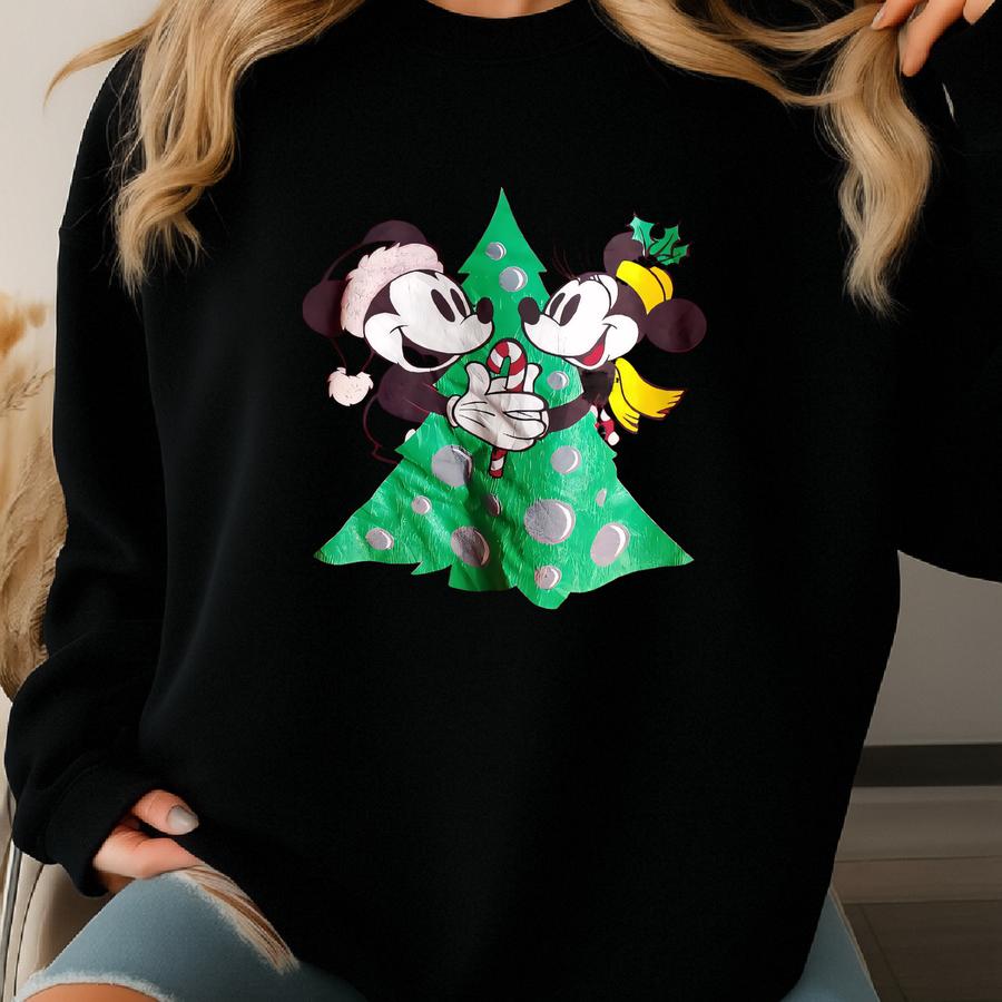 Vintage Mouse Christmas Crewneck Sweatshirt M/l Sweatshirt
