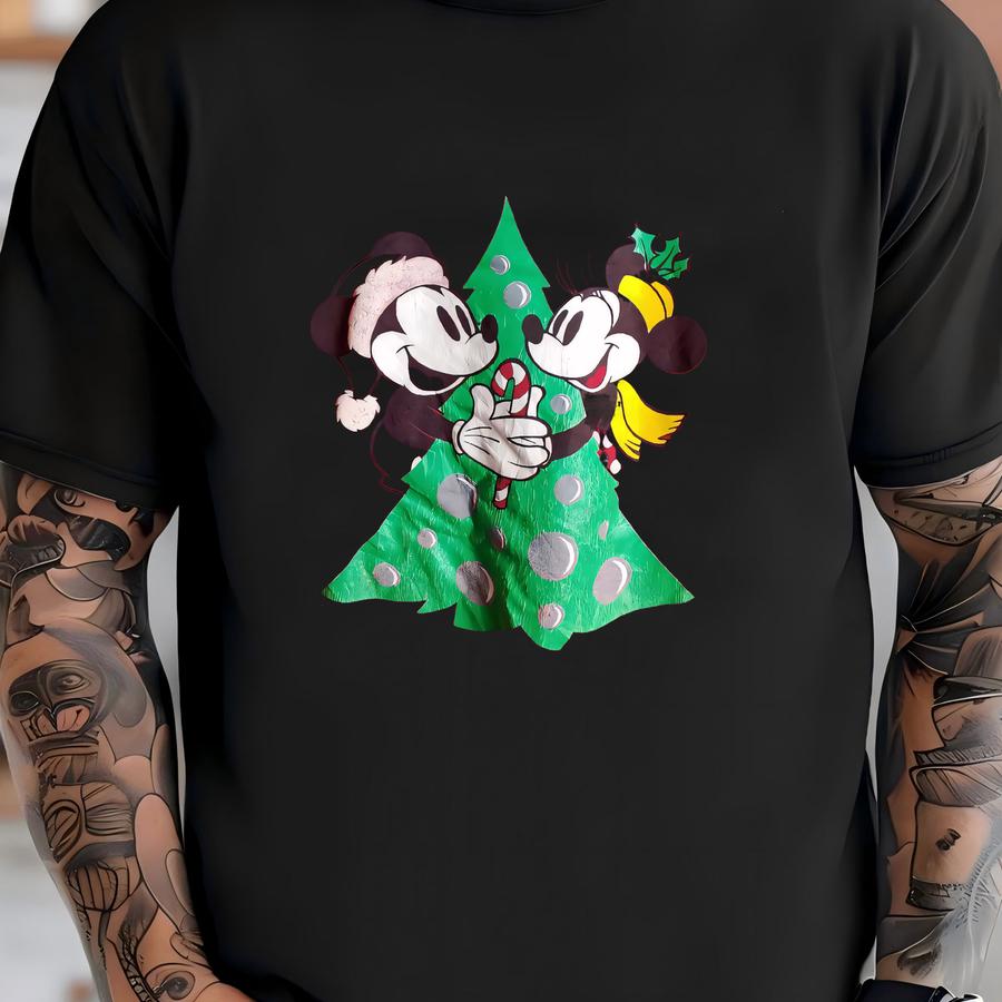 Vintage Mouse Christmas Crewneck Sweatshirt M/l T-shirt