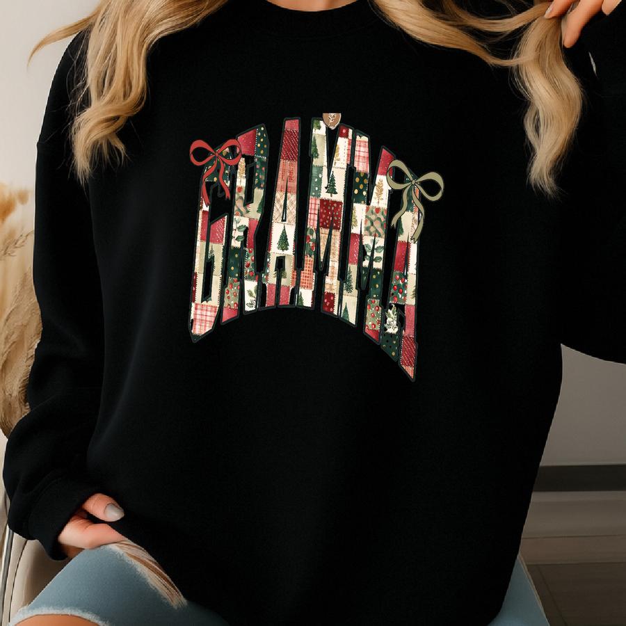 Gramma Christmas Shirt, Grandma Shirt, New Grandma Tshirt, Santa Tee, Xmas Gifts Sweatshirt