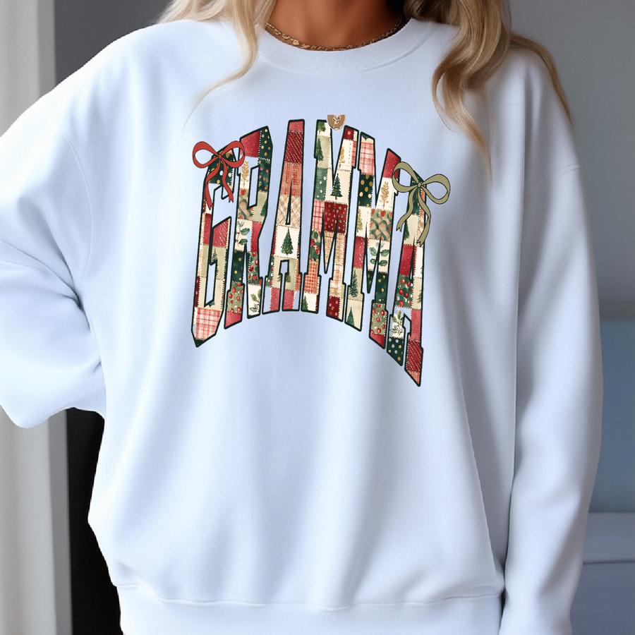 Gramma Christmas Shirt, Grandma Shirt, New Grandma Tshirt, Santa Tee, Xmas Gifts Sweatshirt Gramma Christmas Shirt, Grandma Shirt, New Grandma Tshirt, Santa Tee, Xmas Gifts Sweatshirt