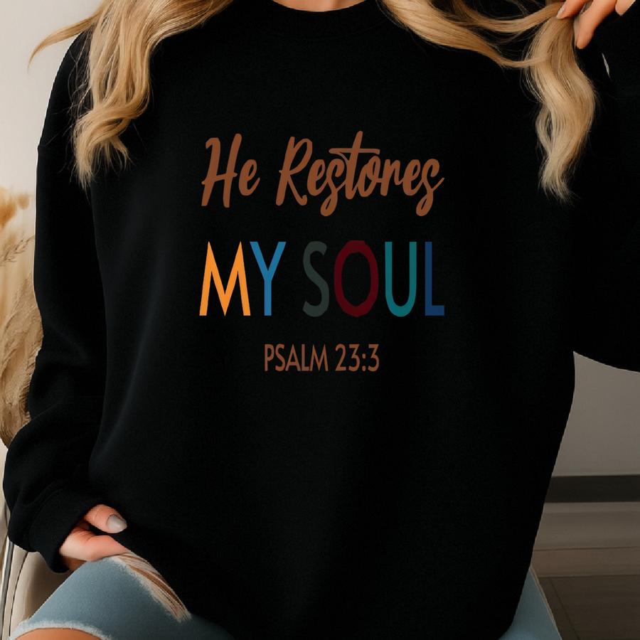 Garment-dyed T-shirt With Inspirational Quote, Vintage T-shirt, Faith-based Apparel, Christian Gift, Casual Wear, Scripture Shirt Sweatshirt