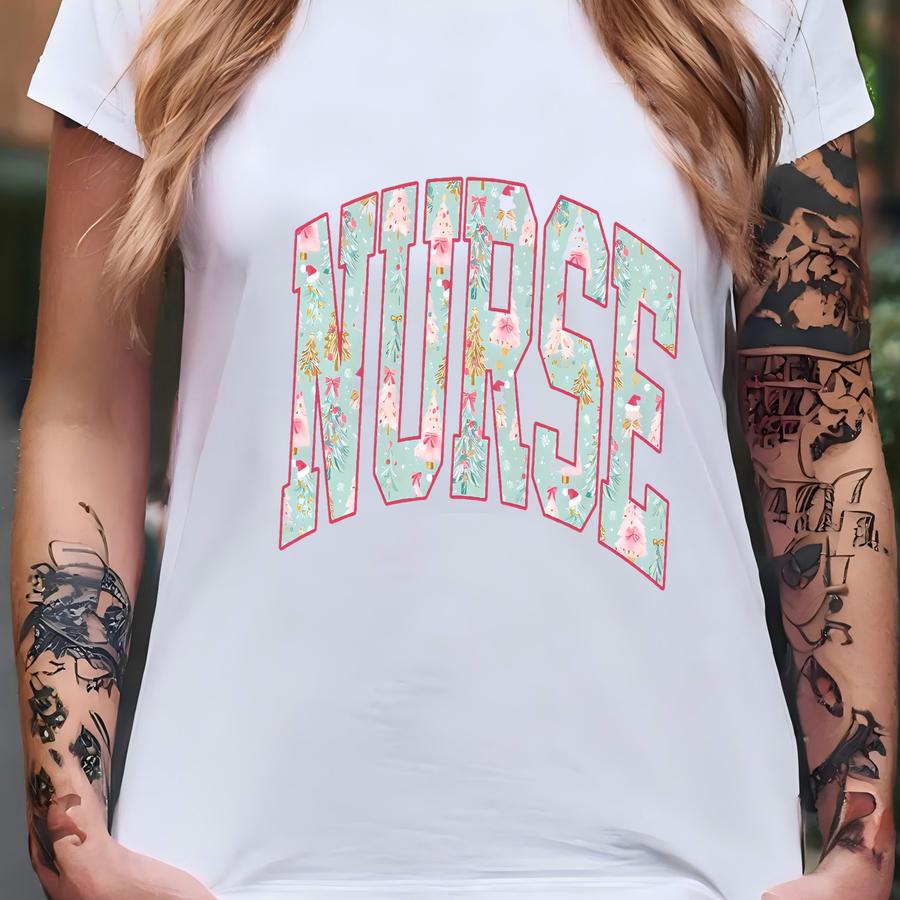 Christmas Nurse Shirt, Rn Hoodie For Women, Registered Nurse Life Tee, Nurse Praconer Graduation, Nursing Team Shirts T-shirt
