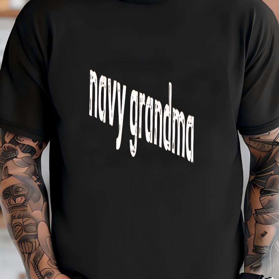 ® Navy Grandma Shirt, Best Navy Grandma Gift, Military Family Shirt, Navy Graduation Shirt, Proud Navy Grandmother T-shirt