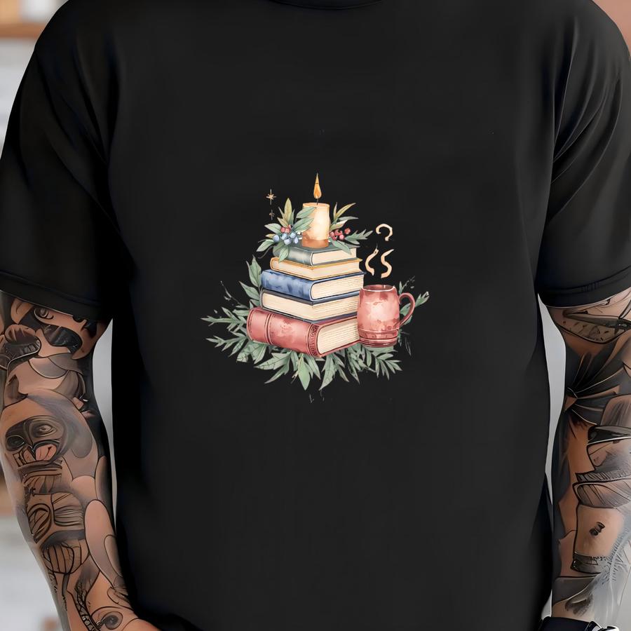 Reading Shirt Fall Shirt Reading Shirt Autumn Book Shirt Cottagecore Bookish Shirt Book Lover Gift Book Club Bookish Gifts T-shirt