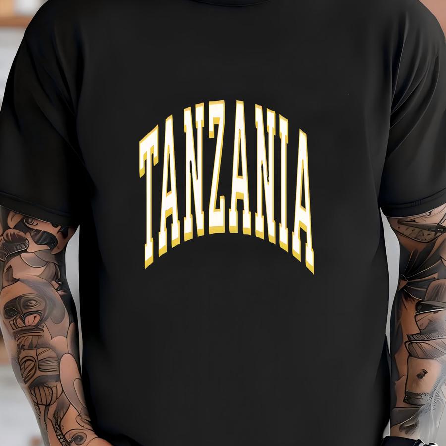 Tanzania Tee, Tanzania Gift, Tanzania Holiday, Tanzania Vacation, Tanzania Trip, Africa, Varsity T-shirt