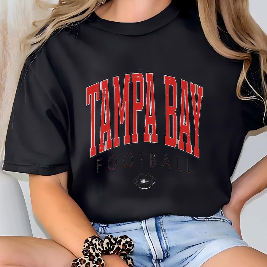 Vintage Tampa Bay Football Crewneck Sweatshirt, Mens Womens Tampa Football Hoodie, Tampa Bay Apparel, Gift For Tampa Bay Fan T-shirt