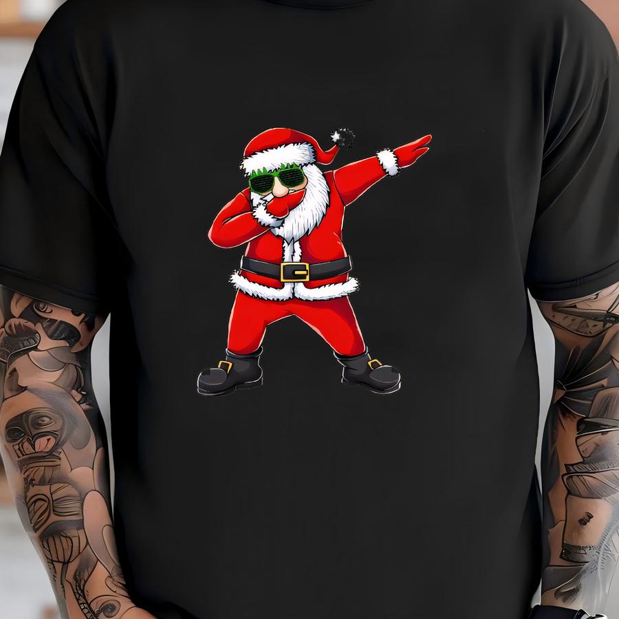 Santa's Sweatshirt, Merry Christmas Pullover, Festive Holiday Hoodie, Cozy Unisex Crewneck, Funny Xmas Gift, Winter Party Outfit T-shirt