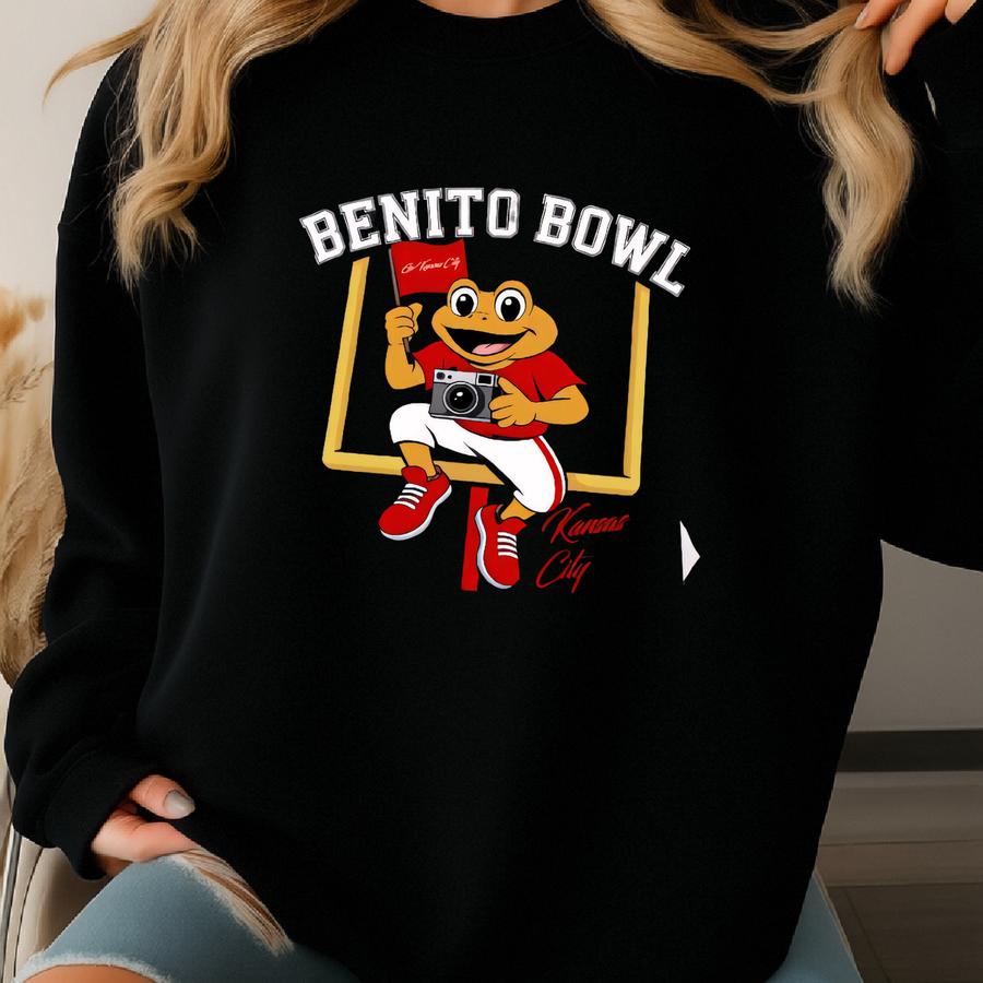 Kansas City Football X Benito Bowl 2 Side Shirt, Kc Football Retro Tee, Bad Bunny Bowl Y2k Shirt, Gameday Shirt, Rap Tee Sweatshirt Kansas City Football X Benito Bowl 2 Side Shirt, Kc Football Retro Tee, Bad Bunny Bowl Y2k Shirt, Gameday Shirt, Rap Tee Sweatshirt