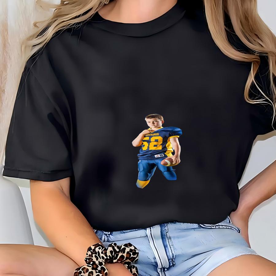 Personalized Photo Football Player Acrylic Ornaments, Custom Name Photo Footb Xmas Ornament, Football Gift, Gift For Him T-shirt