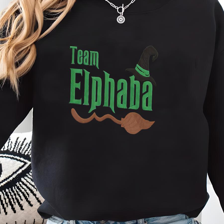 Team Glinda Team Elphaba Crewneck Wicked Sweatshirt, Elphaba Glinda Sweatshirt, Wicked Musical Shirt, Esl281.282.h.c Sweatshirt