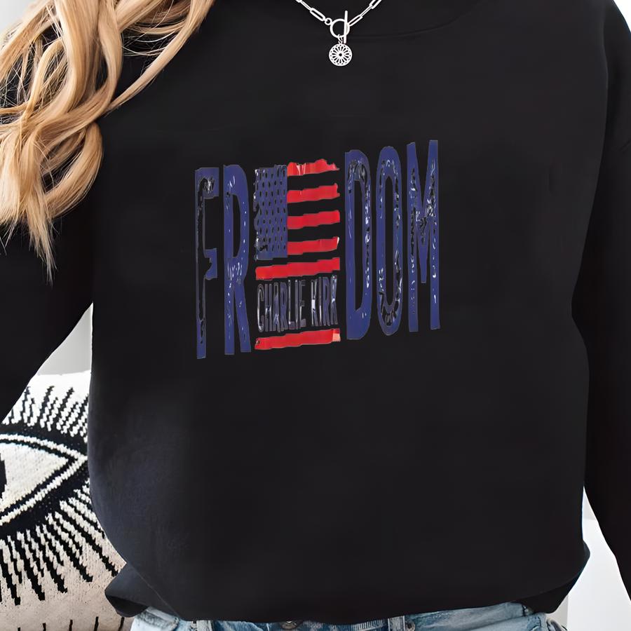 Freedom Sweatshirt| Patriotic Justice For | American Flag Freedom Hoodie Sweatshirt
