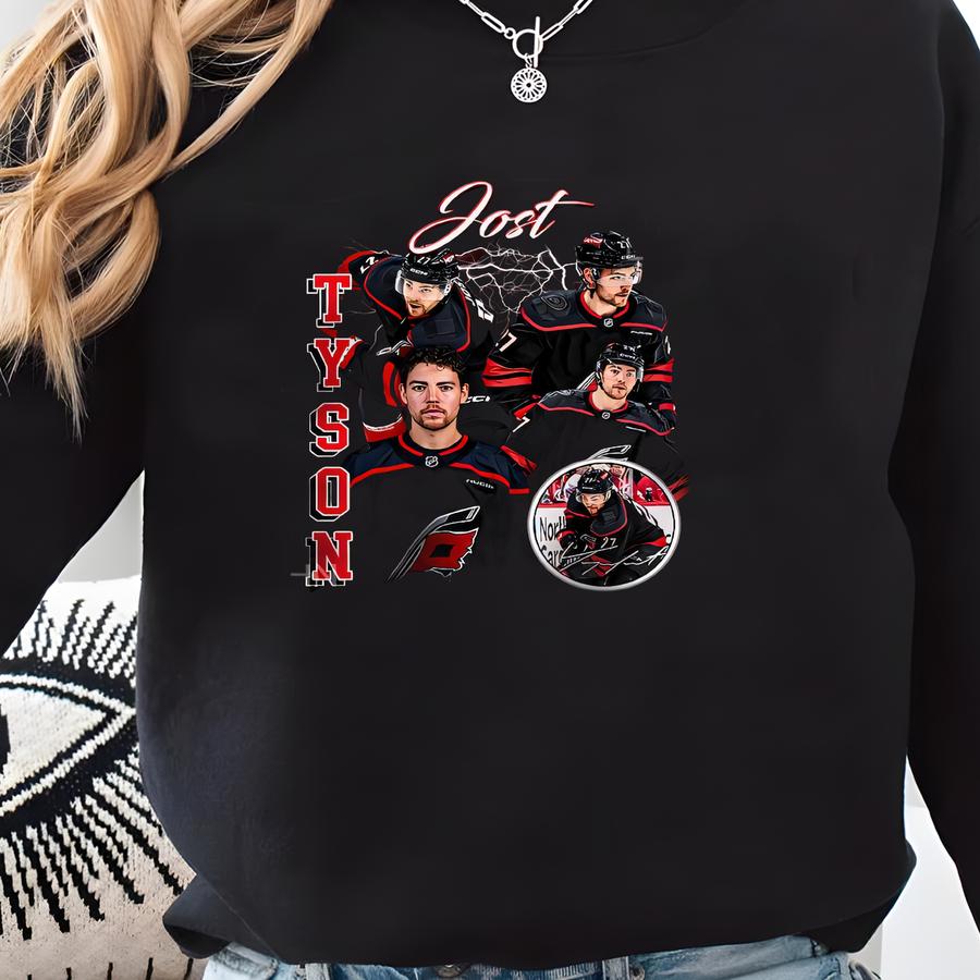 Tyson jost Shirt, Tyson jost Mineral Wash T-shirt, Tyson jost Tee, Bootleg Rap Tee, Carolina Hockey Sweatshirt