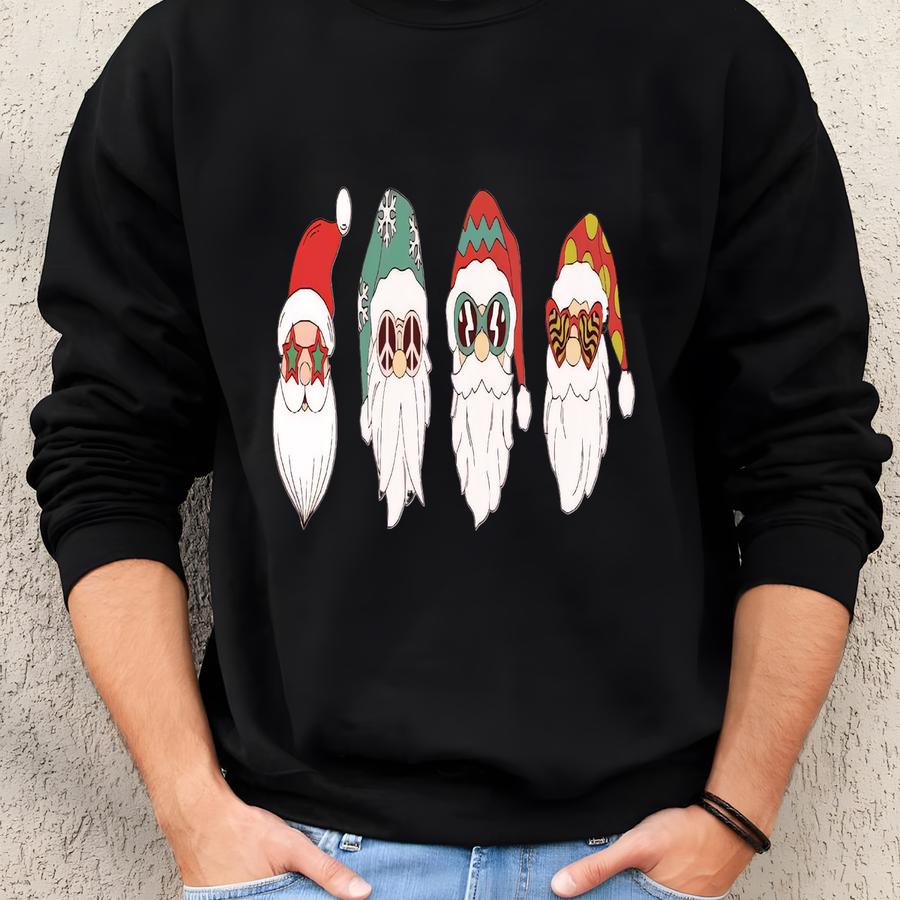 Santa Face Sunglasses Christmas Xmas Men Women Sweatshirt,cute Santa Shirt, Santa Head Sweathirt,funny Shirt,gifts For Christmas,xmas Hoodie Sweatshirt